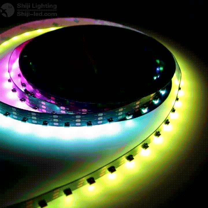 SMD 4020 SK6812 RGB Led Strip Side Emitting 60 leds/m