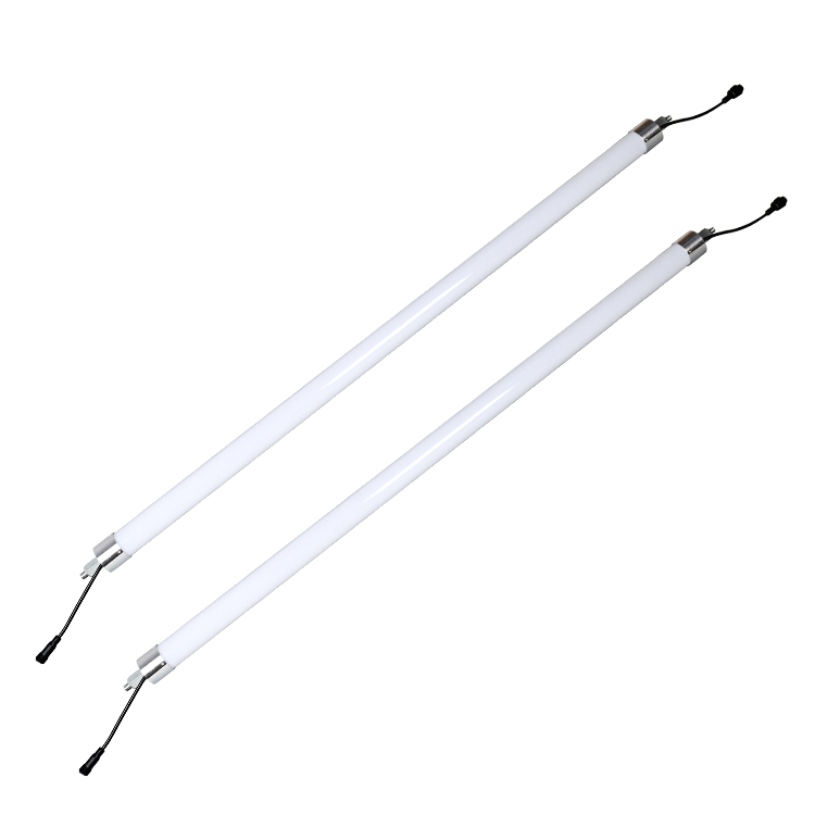 40mm diameter double shell Acrylic digital led tube light for outdoor use lighting project