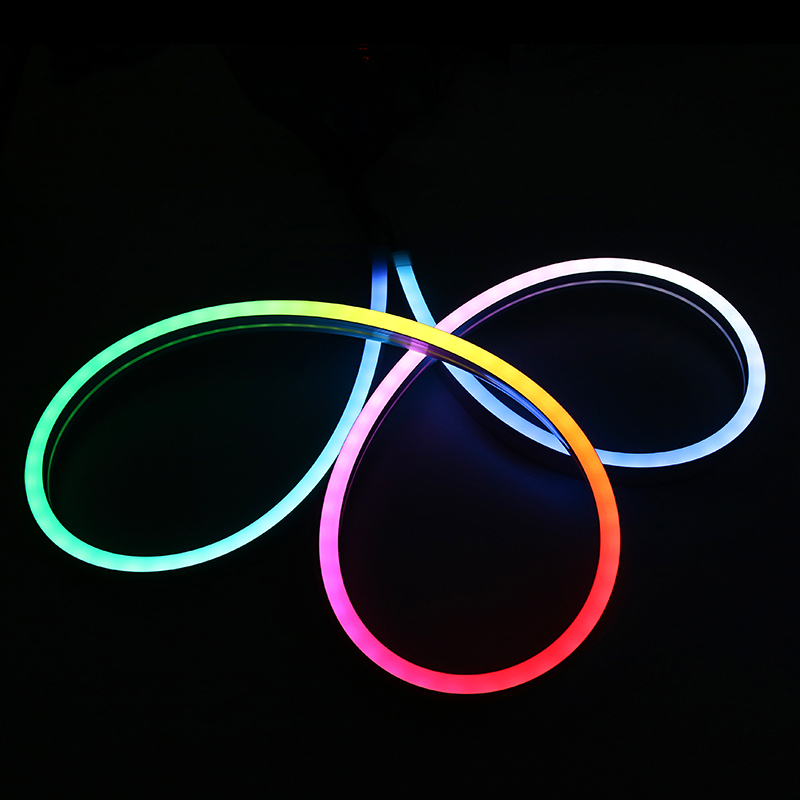 Trade Assurance New Waterproof 12x20mm LED neon flex /RGB Multi-color Changing Flexible neon light