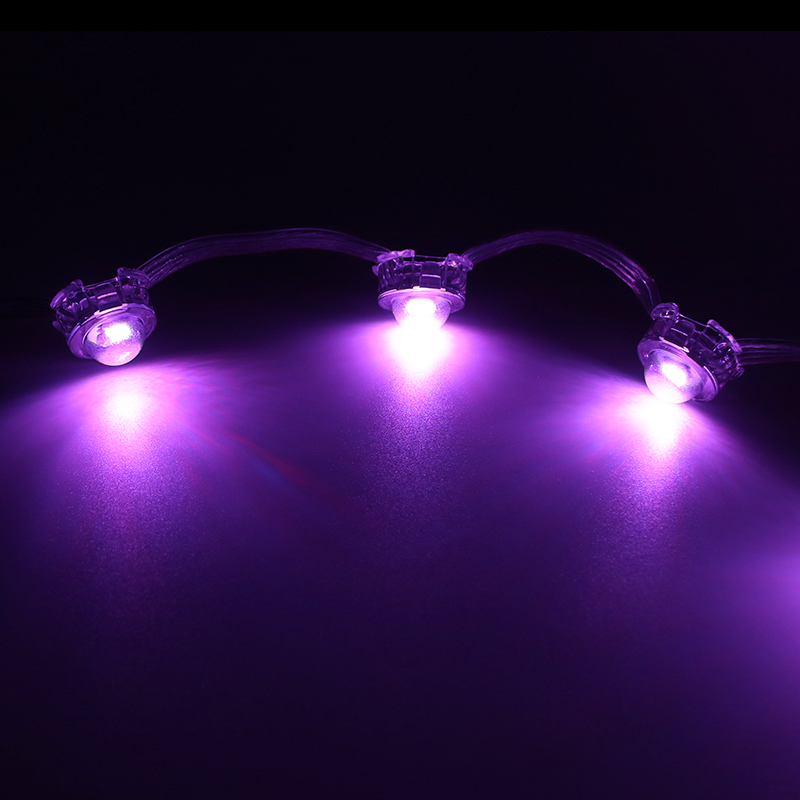 Waterproof Digital Programmable String Light 5V 12V 20mm RGB LED Pixel Point Light