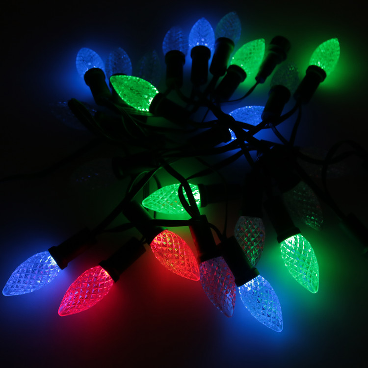 C9 Christmas RGB LED pixel Light DC12V