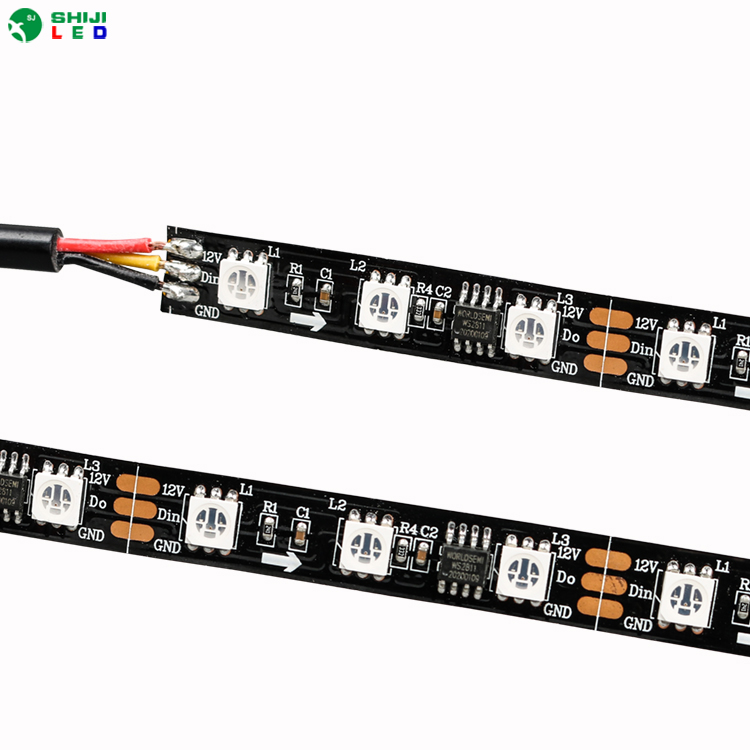 Addressable  LED Strip Light UCS1903/WS2811 DC12V/DC24V 60Leds/m